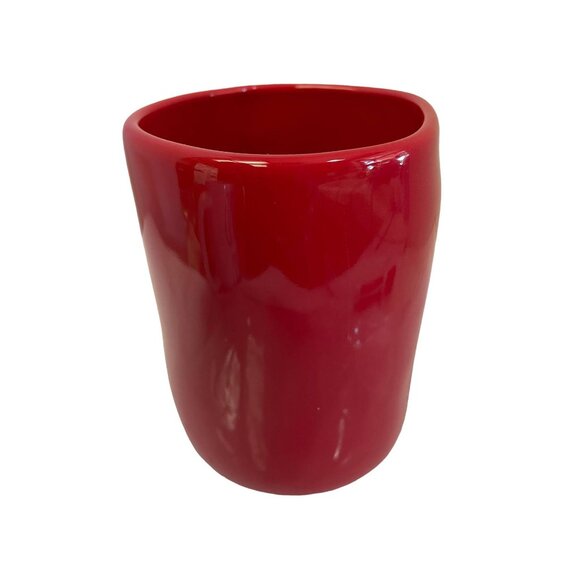 RAE Dunn Coffee Ceramic Mug Artisan Jar Red Be Mine 5.25"W x 3.25"L x 4.5"H - Picture 4 of 7
